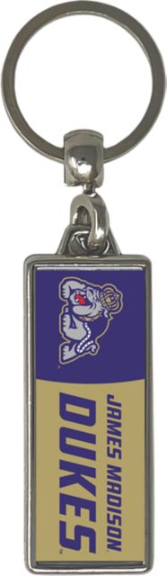 James Madison University Dukes Keychain