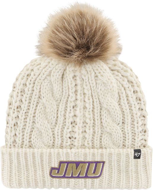 James Madison University Women's Fur Pom Beanie