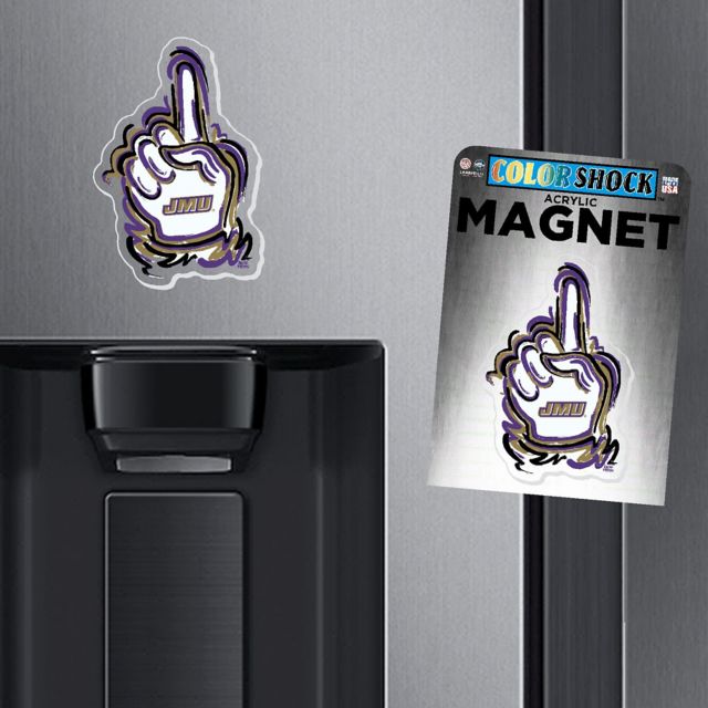 James Madison University Finger Acrylic Magnet