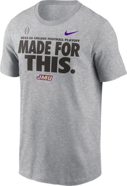 James Madison University Dukes Football 2025 College Football Playoffs Short Sleeve T-Shirt