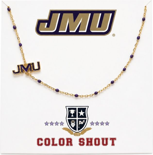 James Madison University Logo Necklace