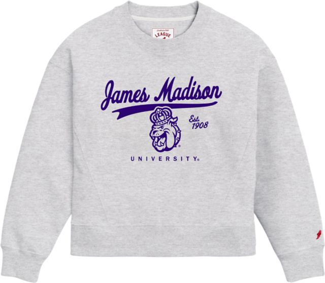 James Madison University Dukes Women's Boxy Crewneck Sweatshirt