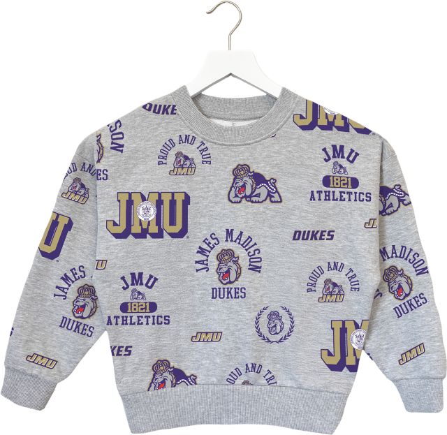James Madison University Youth Girls Crewneck Sweatshirt