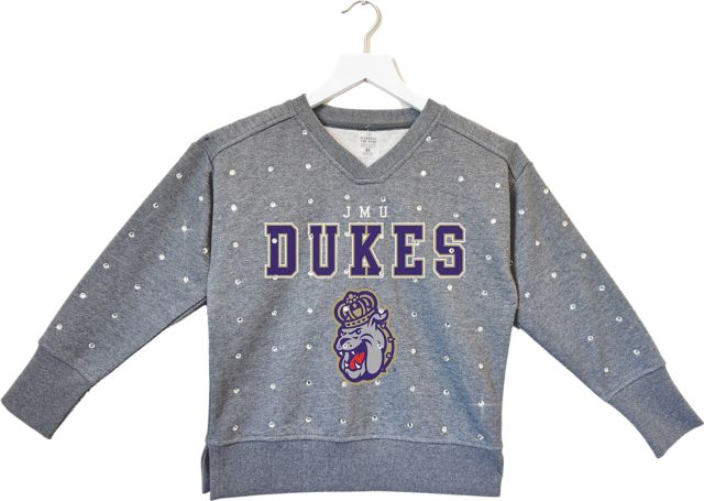 James Madison University Dukes Youth Girls Crewneck Sweatshirt