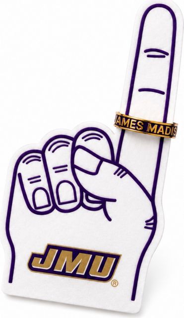 James Madison University Enamel Stack Ring