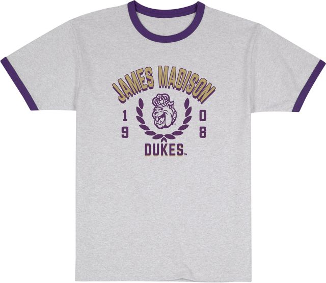 James Madison University Dukes Ringer Short Sleeve T-Shirt