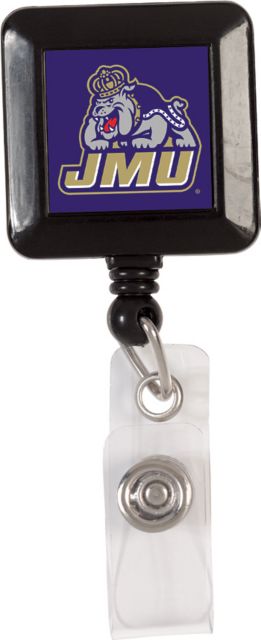 James Madison University Dukes Retractable Badge Holder