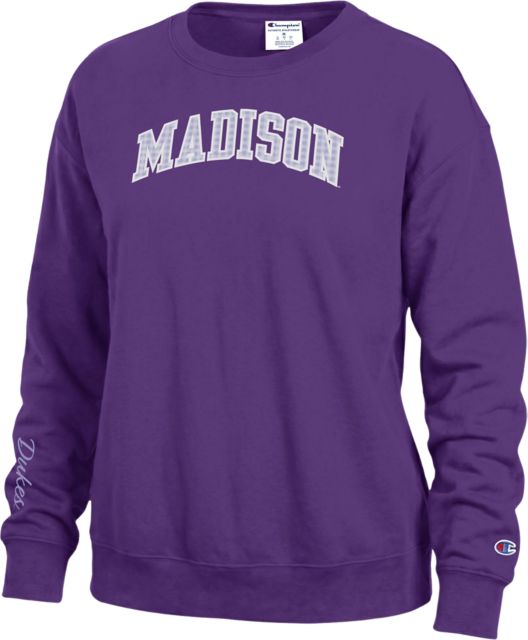 James Madison University Dukes Women's Powerblend Crewneck Sweatshirt