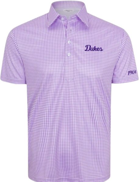 James Madison University Dukes Gingham Polo