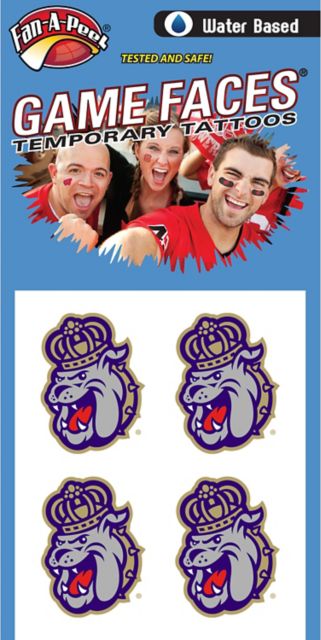 James Madison University Tattoo 4-Pack