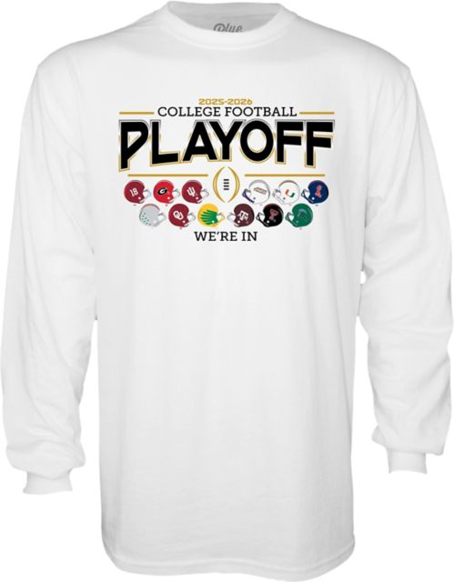 James Madison University Dukes Football 2025 College Football Playoffs 12 Team Long Sleeve T-Shirt