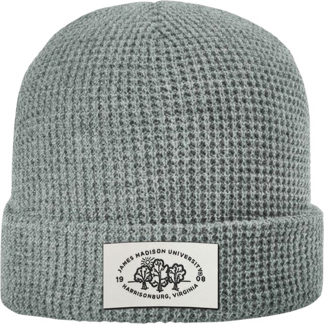 James Madison University Women's Waffle Patch Beanie