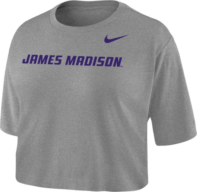 James Madison University Women's Dri-Fit Crop Short Sleeve T-Shirt