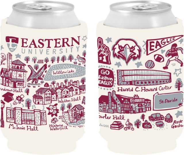 Eastern University Julia Gash Can Coozie