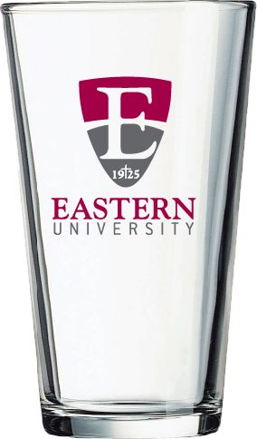 Eastern University16 oz. Glass