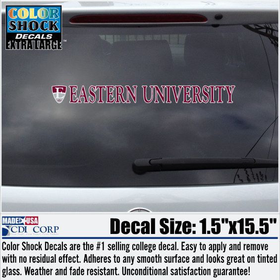 Eastern University Strip Decal