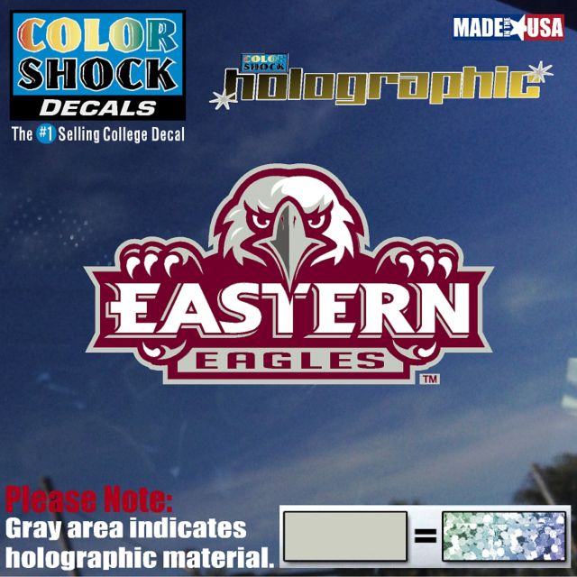 Eastern University Eagles Hologram Decal