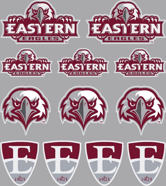 Eastern University Eagles Sticker Sheet