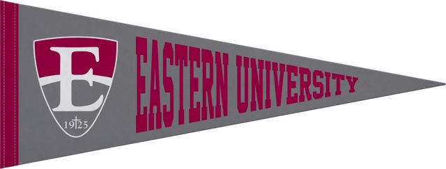 Eastern University 9"X24" Full Color Pennant