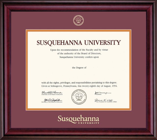 Susquehanna University 8.5'' x 11'' Classic Diploma Frame