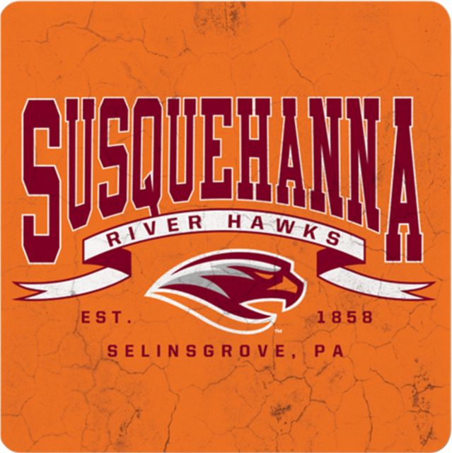 Susquehanna University River Hawks 4x4 Coaster