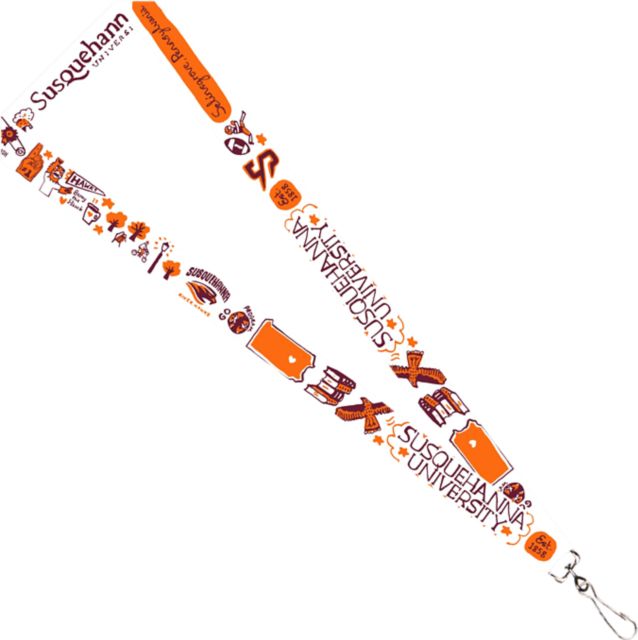 Susquehanna University Julia Gash 3-4'' Satin Lanyard