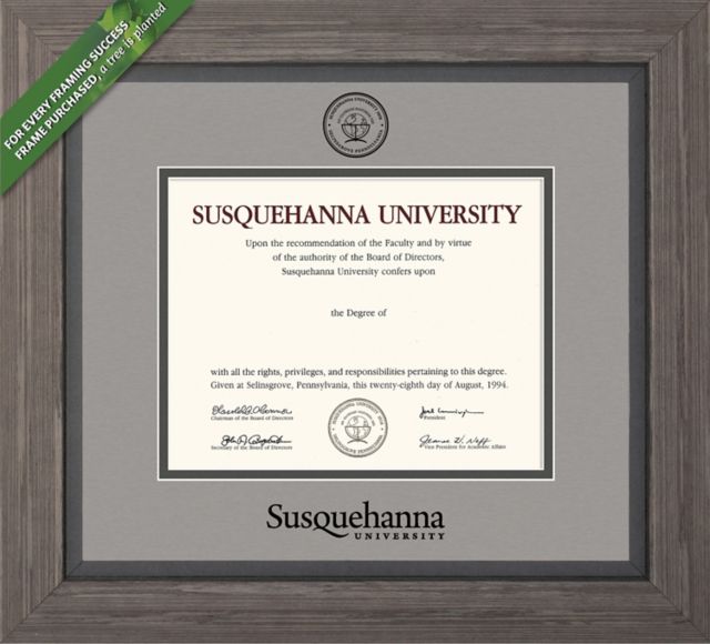 Framing Success Greystone 8.5 x 11 Diploma with Double mat - ONLINE ONLY