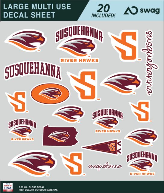 Susquehanna University Large Sticker Sheet