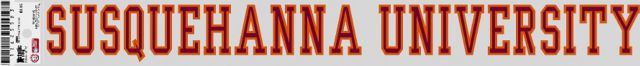 Susquehanna University Strip Decal