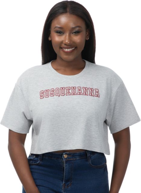 Susquehanna University Women's Boxy Crop Short Sleeve T-Shirt