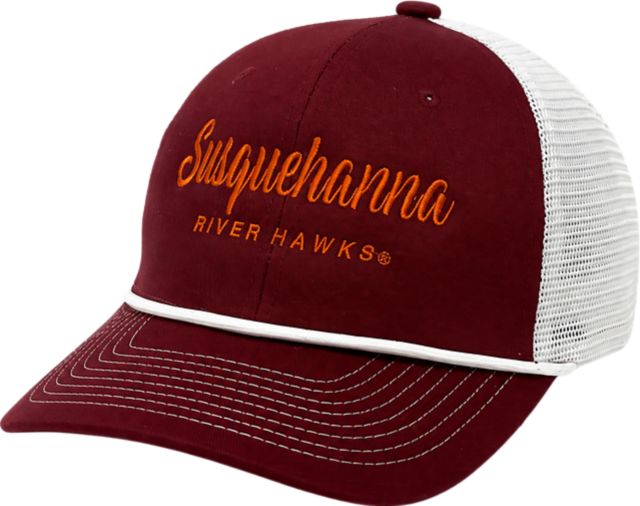 Susquehanna University River Hawks Mesh Snapback Rope Cap