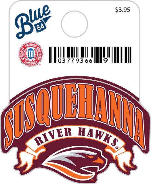 Susquehanna University River Hawks Mini Sticker