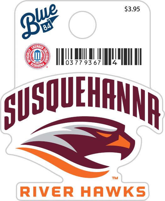 Susquehanna University River Hawks Mini Sticker