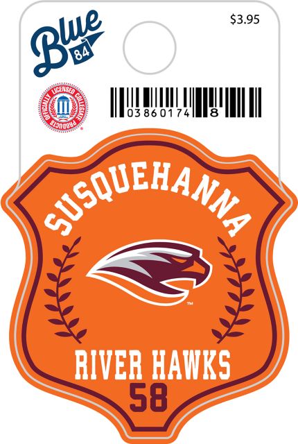 Susquehanna University River Hawks Mini Sticker