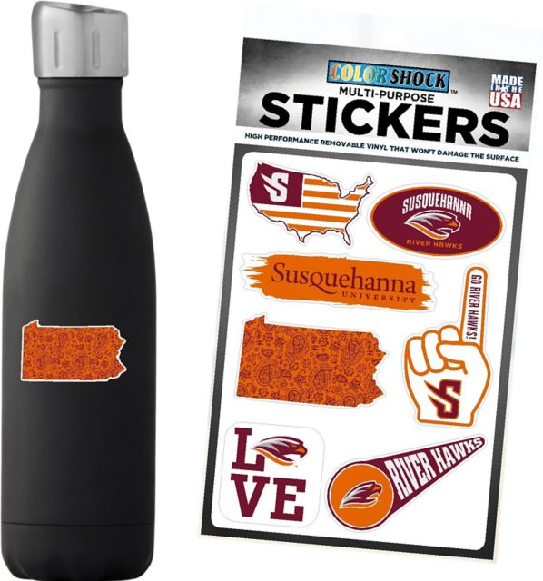 Susquehanna University 7.5'' x 7.5'' Sticker Sheet