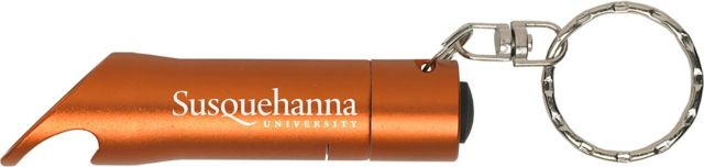 Susquehanna University Keychain with Bottle Opener Flashlite