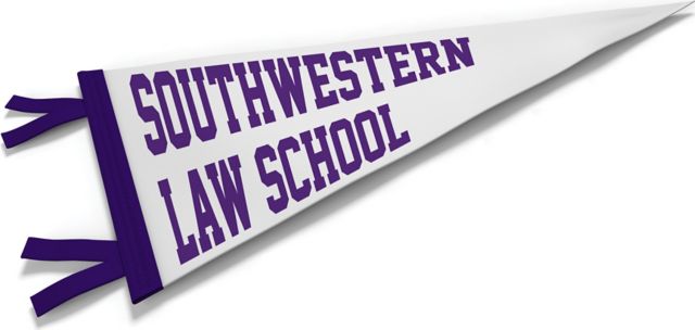 Southwestern Law School 12 x 30'' Flocked Pennant