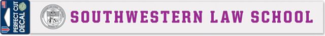 Southwestern Law School 2'' x 17'' Perfect Cut Decal