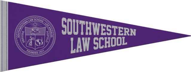 Southwestern Law School 9"X24" Full Color Pennant