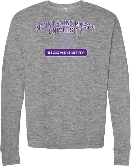 Mount Saint Marys Bella + Canvas Fleece Crew MSMU Biochemistry - ONLINE ONLY