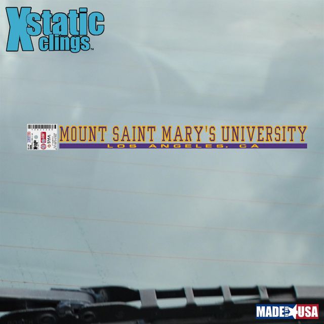 Mount Saint Mary's University Strip Decal