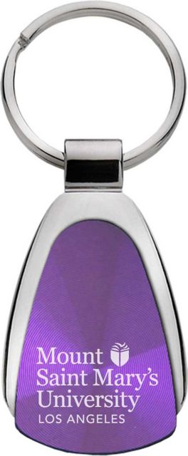 Mount Saint Mary's University Teardrop Keychain