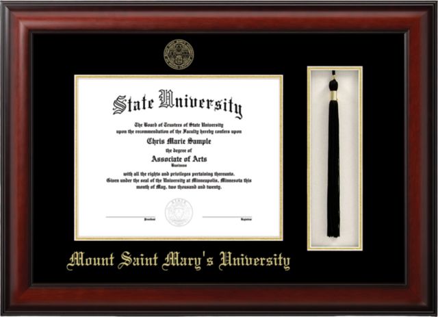 Mount Saint Mary's University 8.5 x 11 Diploma Frame