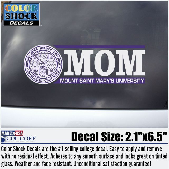 Mount Saint Mary's University Mom Decal