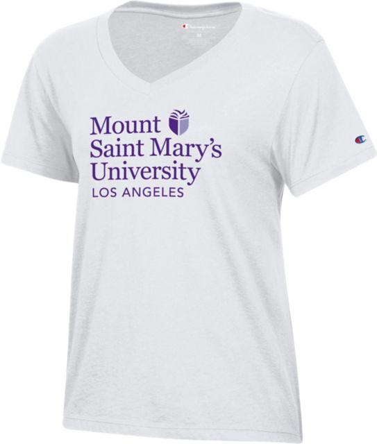 Mount Saint Mary's University Women's V-Neck Short Sleeve T-Shirt