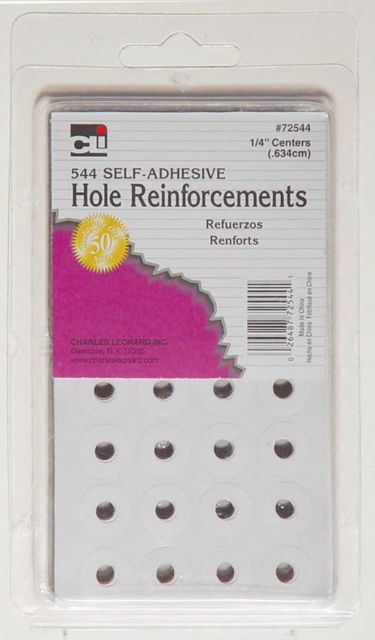 HOLE REINFORCEMENTS 544CT
