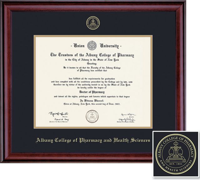 Albany College of Pharmacy and Health Sciences 11'' x 14'' Classic Diploma Frame