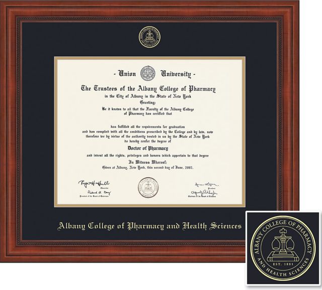 Albany College of Pharmacy 11"x14" Diploma Frame