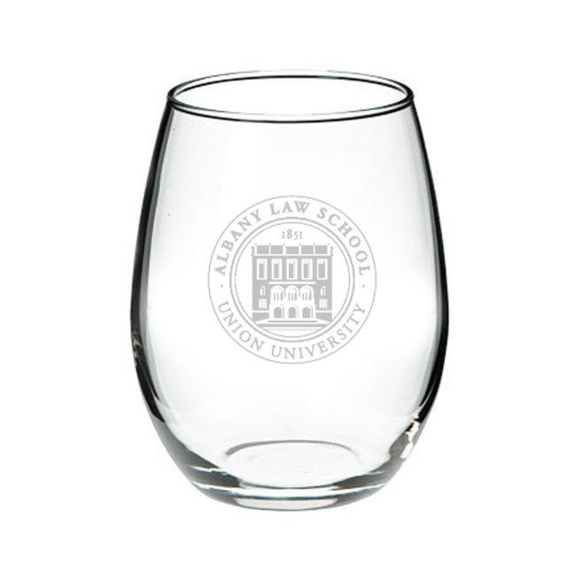 Albany Law School 21 oz. Stemless Wine Glass