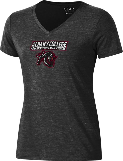 Albany College of Pharmacy Panthers Women's V-Neck Short Sleeve T-Shirt